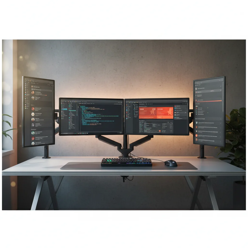 AI時代の4画面マルチモニター構成|ターゲット層を絞って最適解を見つける