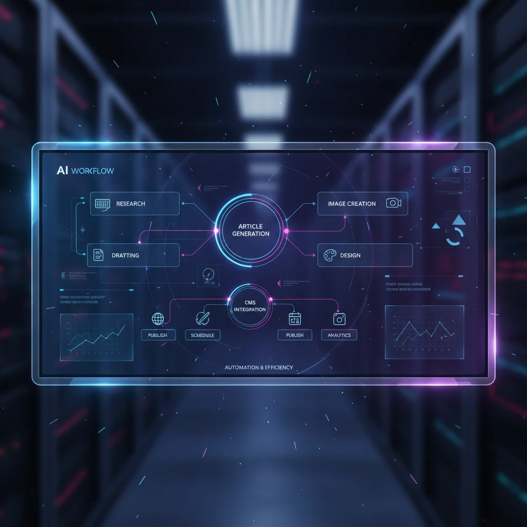 【完全実装ガイド】ボタン1つで完結。AI記事生成からアイキャッチ自動生成、CMS投稿までの一気通貫フロー