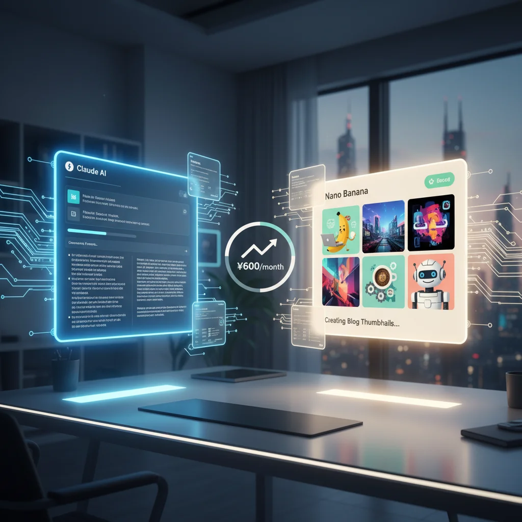 Claude×Nano Banana無印で月600円以下！ブログ画像自動生成フローの完全ガイド