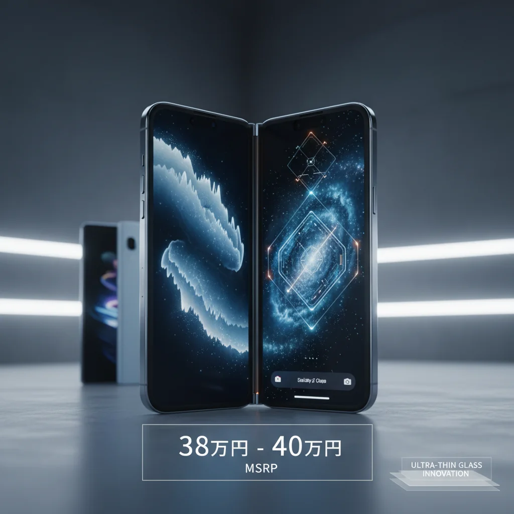 折りたたみiPhone 2026年発売で36万円超？Galaxy Z Foldとの競争激化で市場はどう変わるか