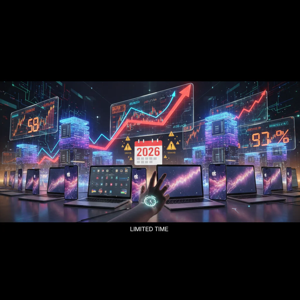 2026年メモリ高騰で買い時は今！スマホ・PC・Mac購入の完全ガイド