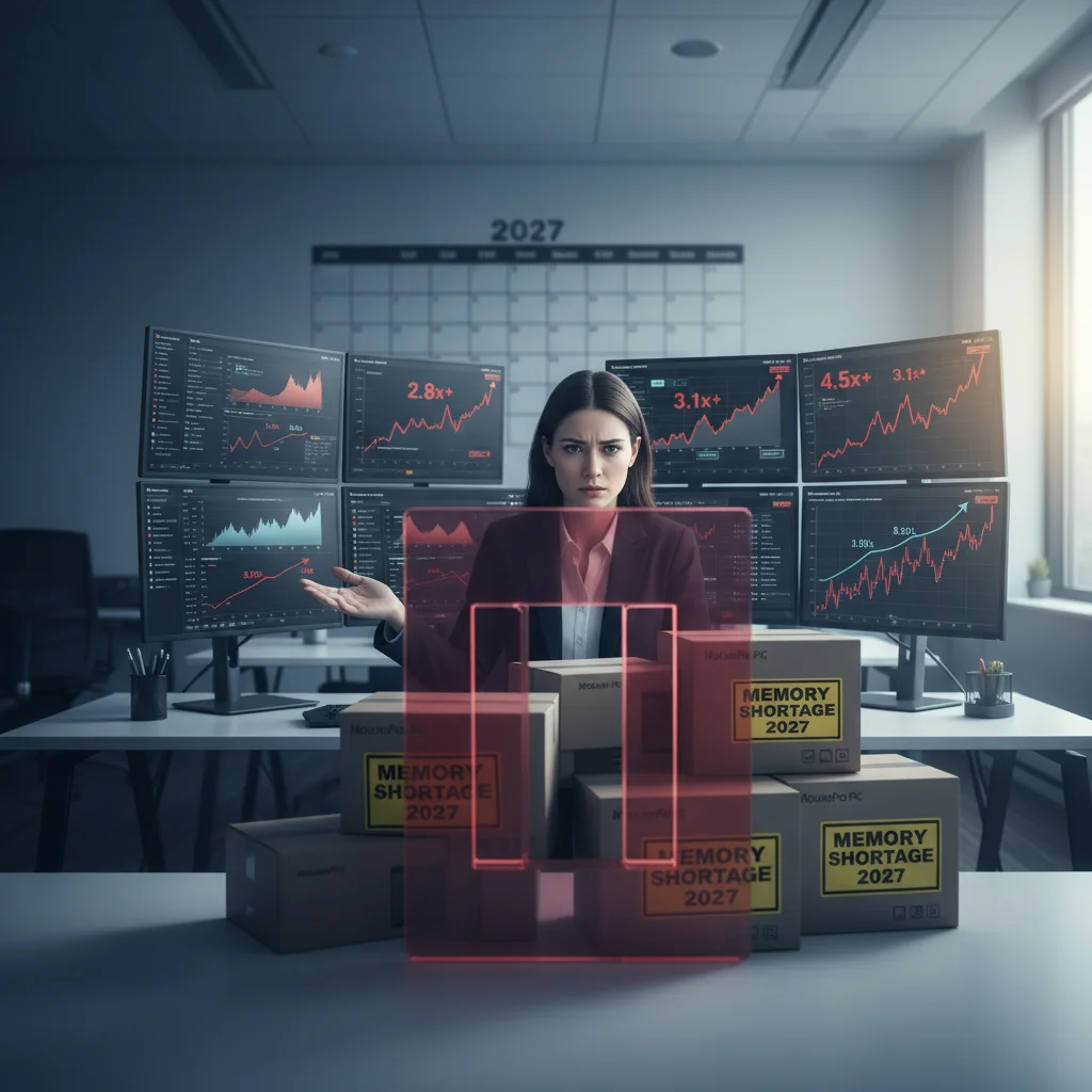 MousePro受注再開も根本解決せず—2027年まで続くメモリ不足の衝撃
