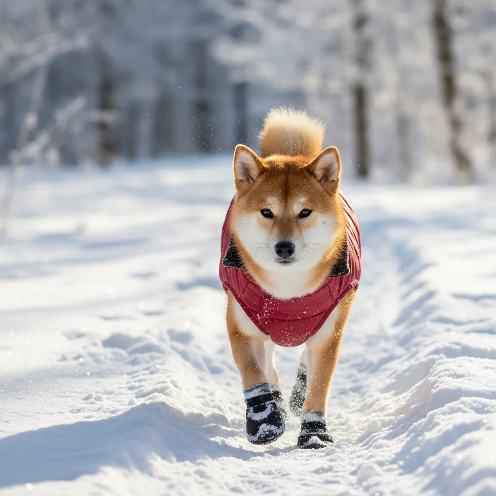 柴犬の冬散歩を成功させる完全ガイド｜最適な時間・頻度・防寒対策まで徹底解説