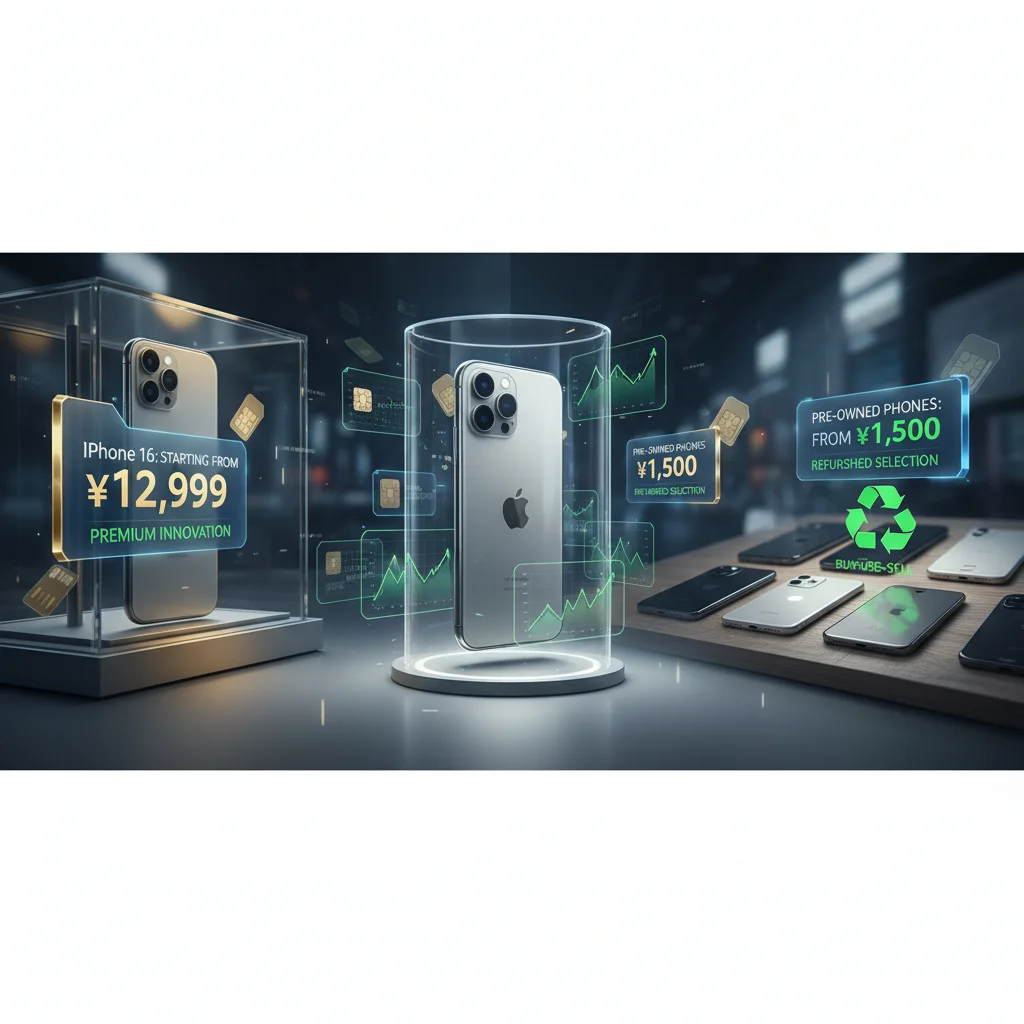2025年スマホ中古市場の現実｜iPhone 16の価格相場と賢い買い替え戦略