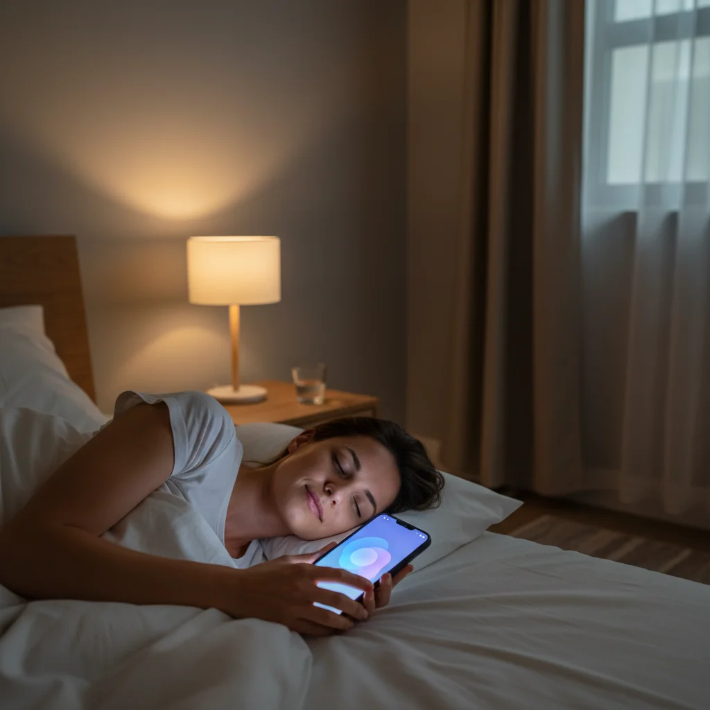 寝る前の今すぐできる！Upmindで自律神経を整えて即座に入眠する方法